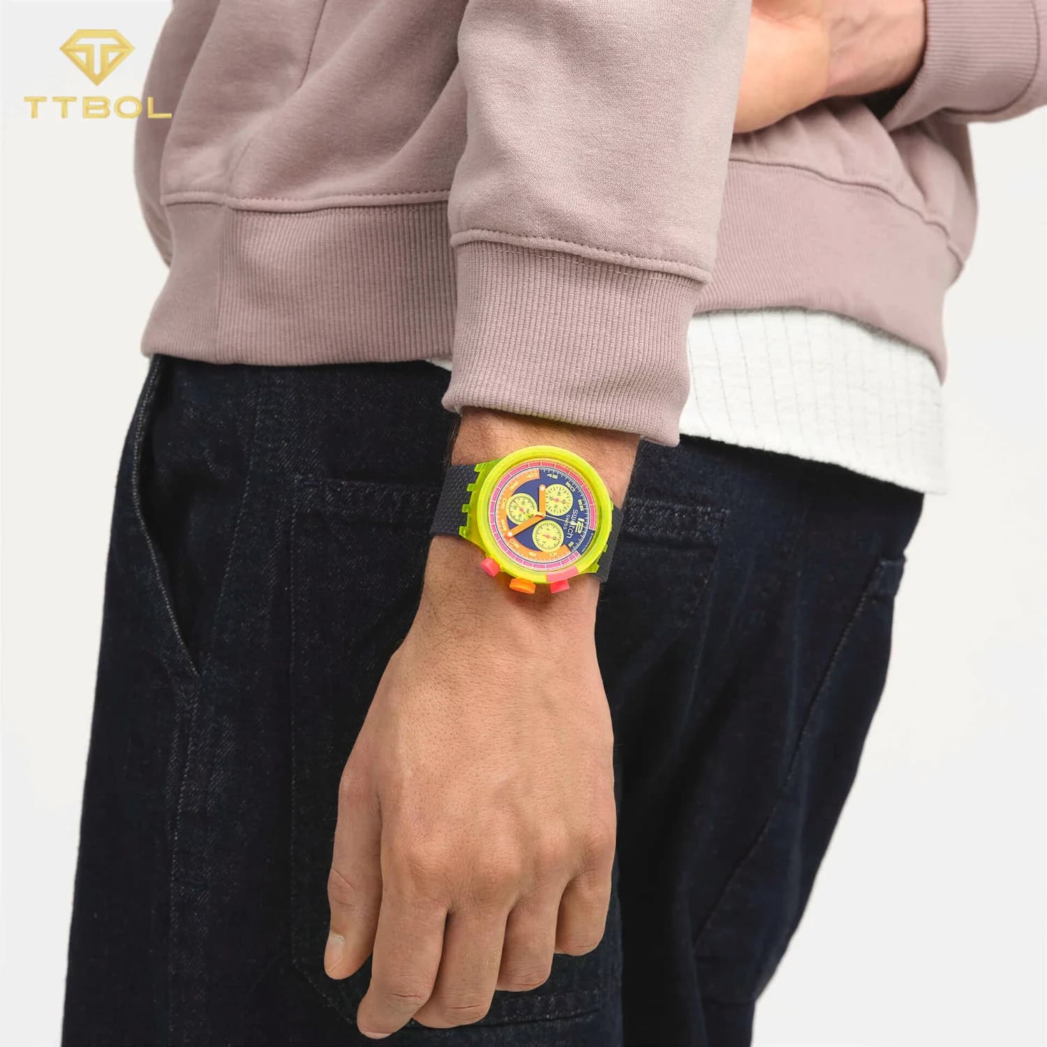 ساعت مچی Swatch سواچ مدل SB06J100 — تصویر ۵