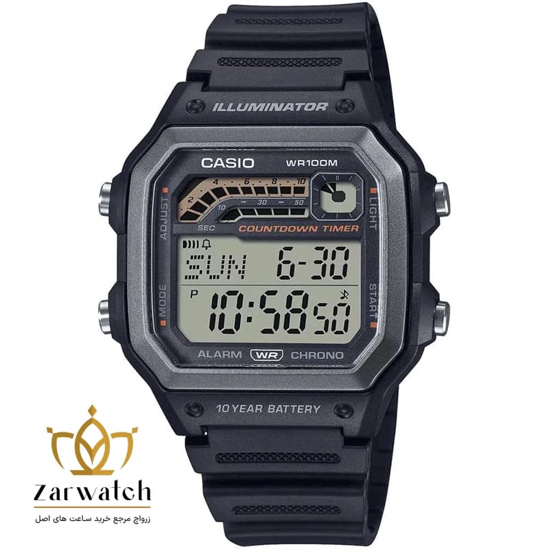 ساعت مچی مردانه کاسیو اصل مدل WS-1600H-1AVDF — تصویر ۲