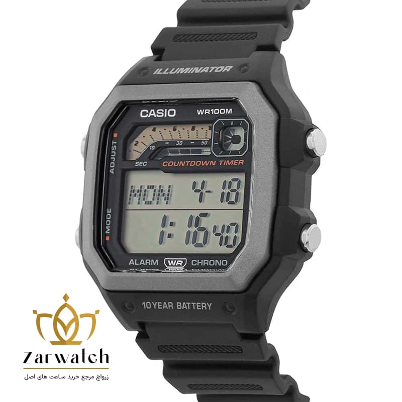 ساعت مچی مردانه کاسیو اصل مدل WS-1600H-1AVDF — تصویر ۳