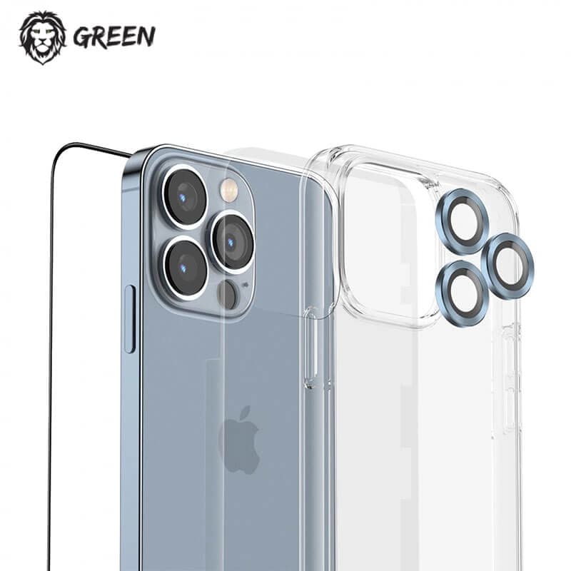 بسته محافظ ۴ کاره گرین لاین 360 protection package 13 pro max — تصویر ۵