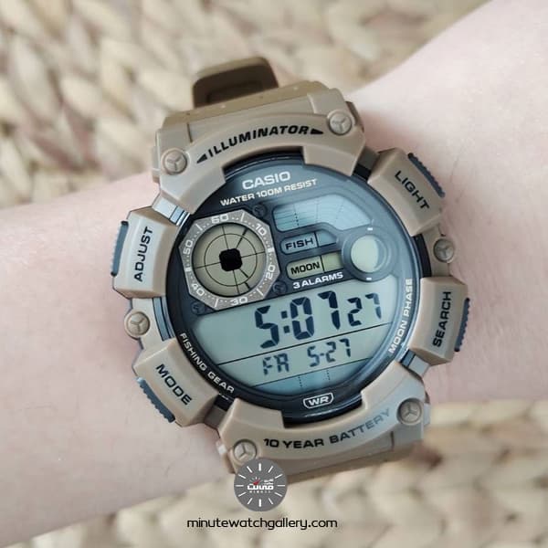 ساعت مچی مردانه کاسیو اصل مدل WS-1500H-5AVDF — تصویر ۹