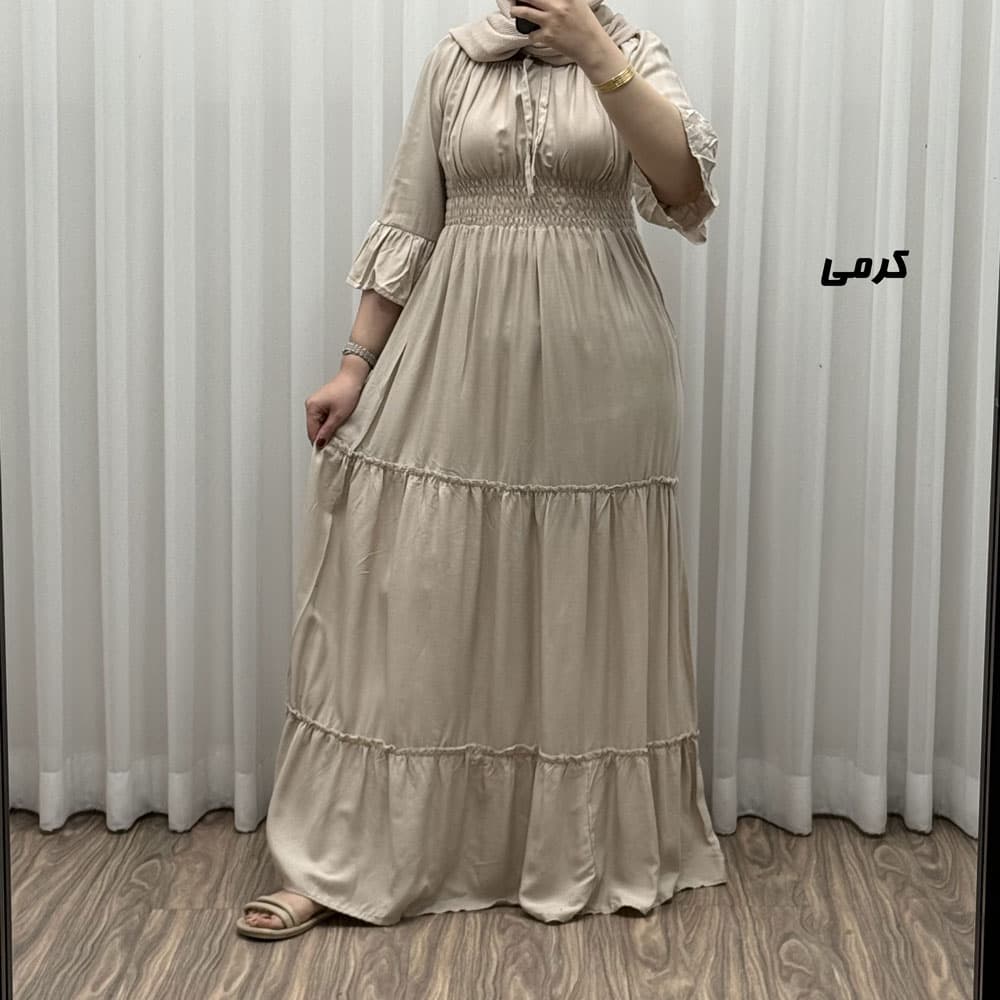 پیراهن ساحلی زنانه مدل پرنسسی کد 1749 — تصویر ۶