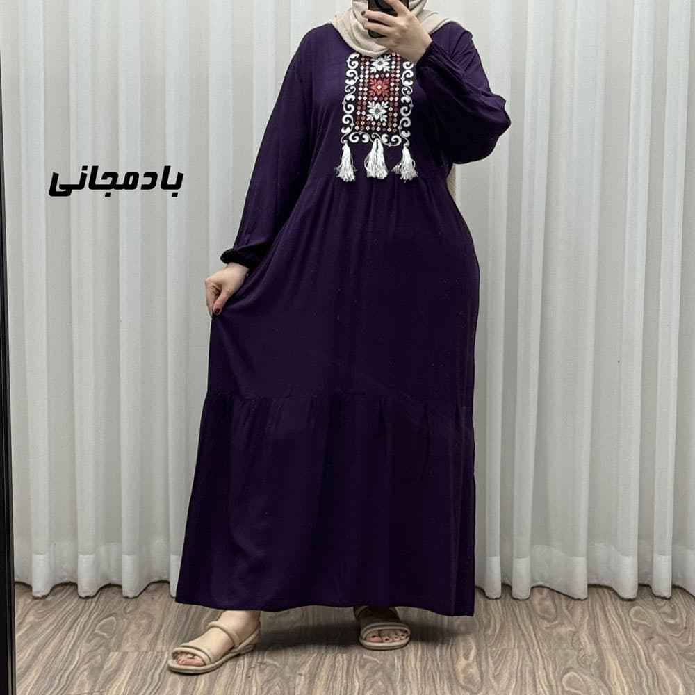پیراهن نخی منگوله دار — تصویر ۶