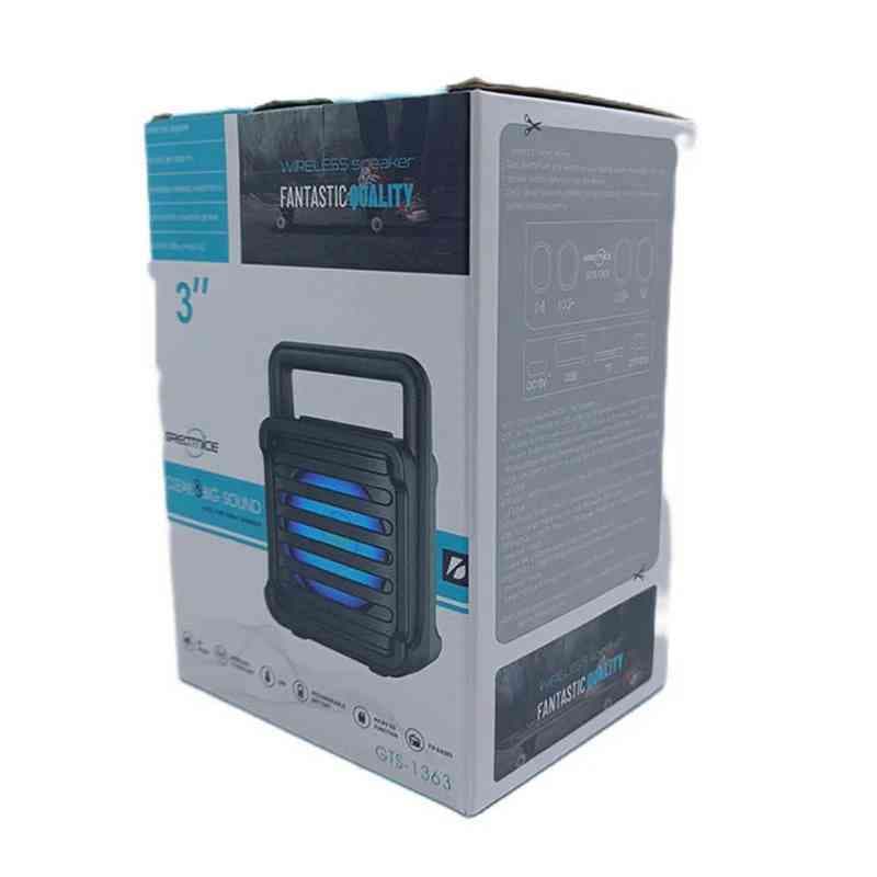 اسپیکر بلوتوثی GTS-1363 دسته دار — تصویر ۷