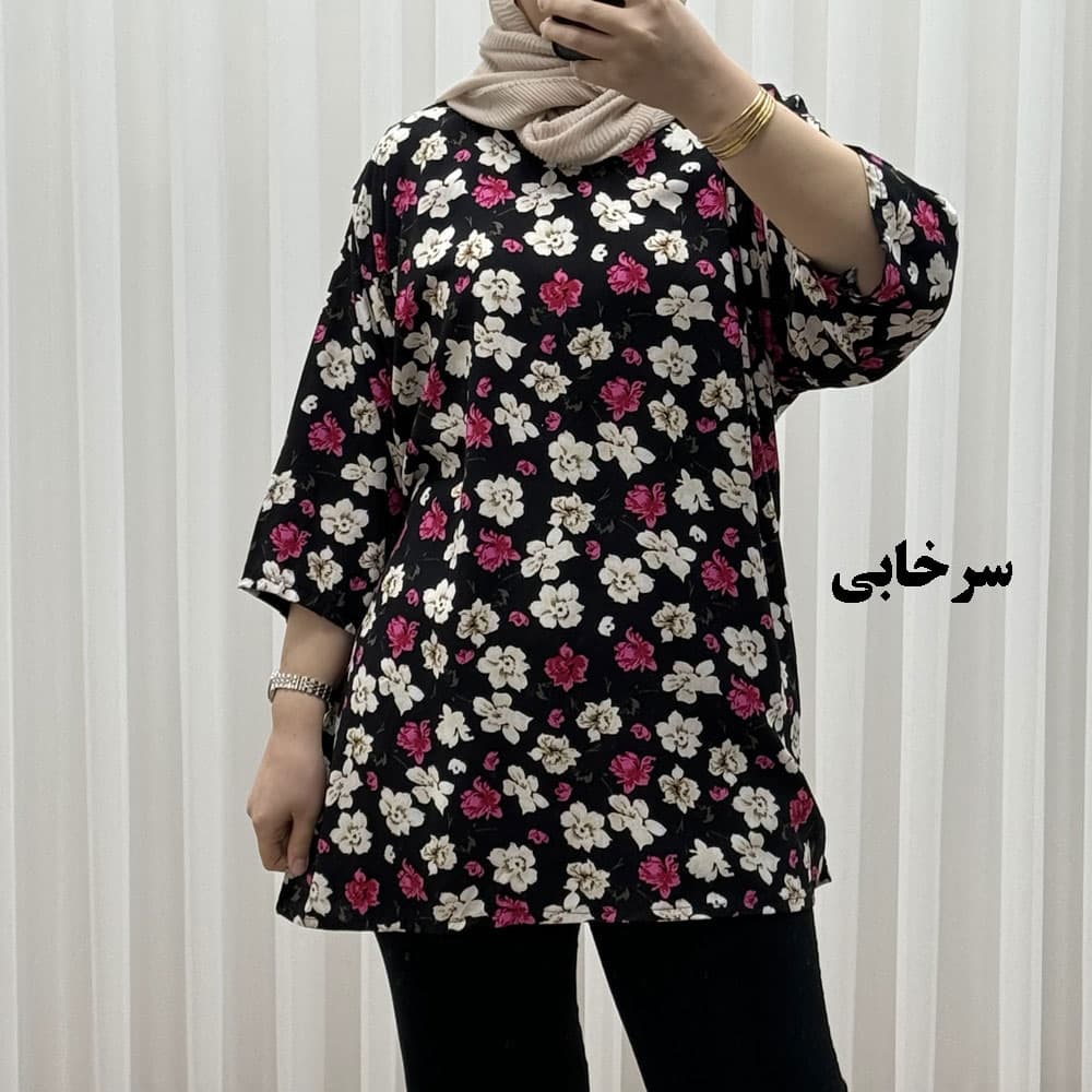 بلوز بابونه پارچه خارجی کد 1731 — تصویر ۲