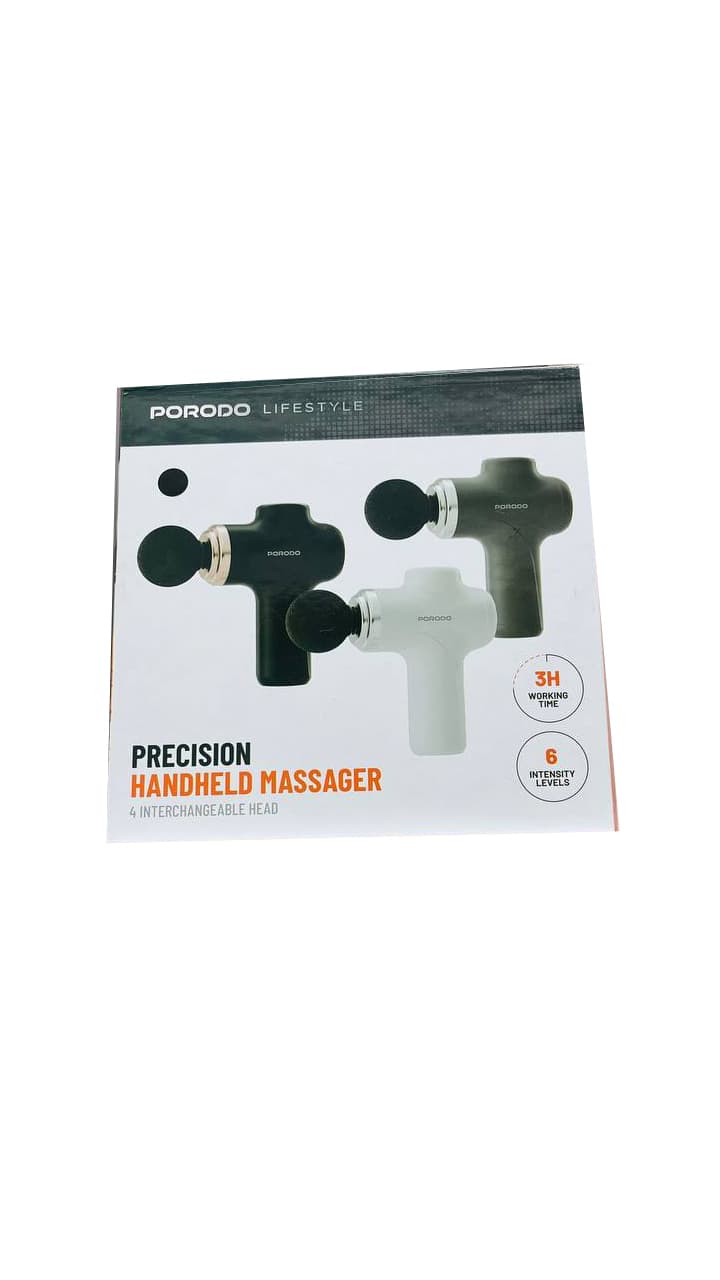 ماساژور دستی پرودو با 4 سری قابل تعویض مدل PD-FMGUN-BK