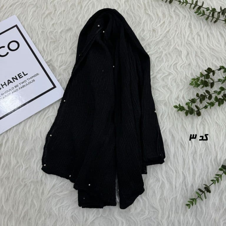 شال وارداتی مشکی میکس کد 1814 — تصویر ۱۲