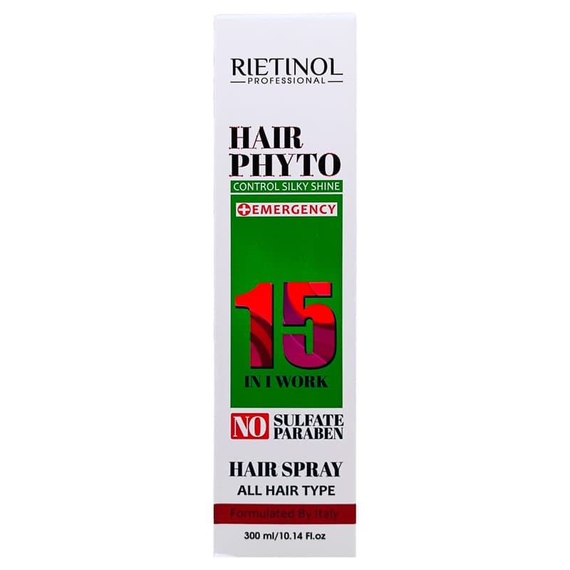 اسپری ماسک مو تقویت کننده ریتینول مدل Hair Phyto 15×1 مناسب برای انواع مو حجم 300 میلی لیتر — تصویر ۲