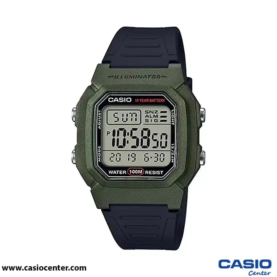 ساعت مچی مردانه کاسیو اصل مدل W-800HM-3AV