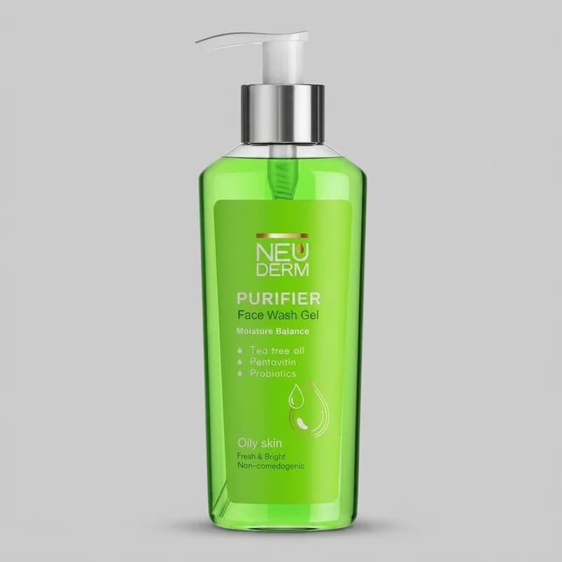 ژل شستوشوی صورت نئودرم مدل Gentle Purifier مناسب برای پوست چرب حجم 200 میلیلیتر — تصویر ۳