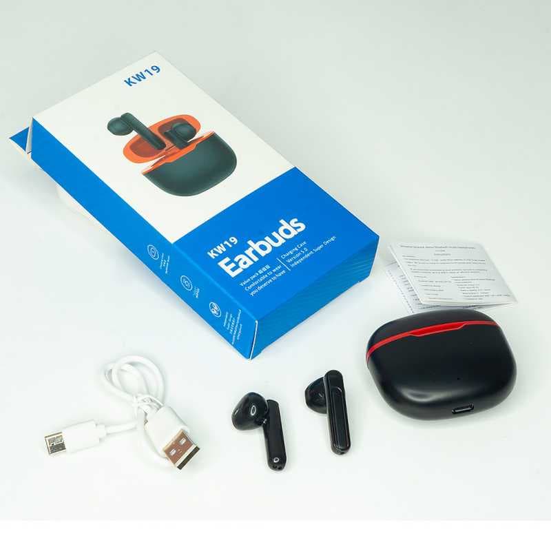 هندزفری ایرپاد KW۱۹ EARBUDS با کیفیت بالا
