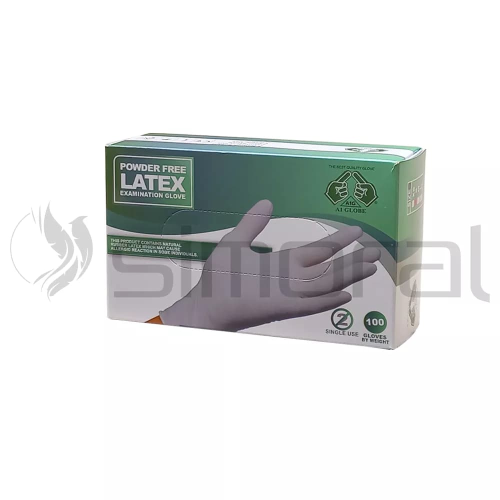 دستکش لاتکس بدون پودر A1Glove سایز Small ساخت مالزی