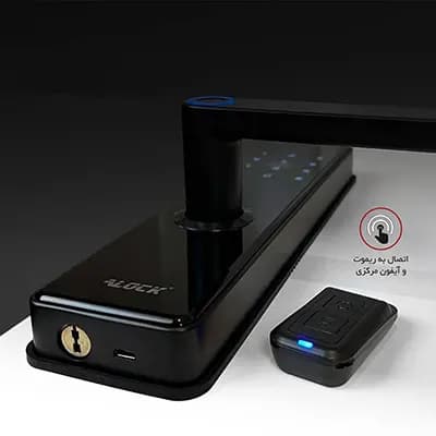 دستگیره دیجیتال آنلاین اثر انگشتی S300 ALOCK — تصویر ۳