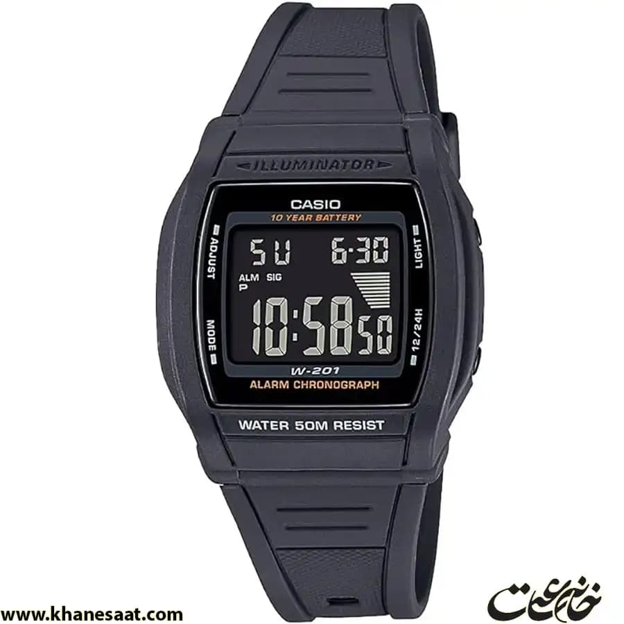 ساعت مچی مردانه کاسیو اصل مدل W-201-1BVDF — تصویر ۲