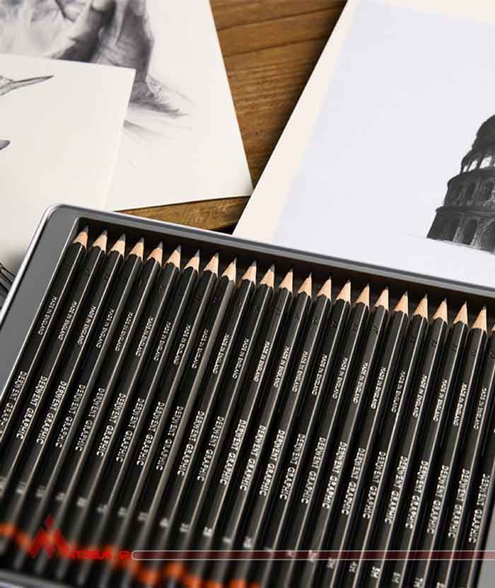 مداد طراحی درونت Derwent Graphic Pencils 9B — تصویر ۴