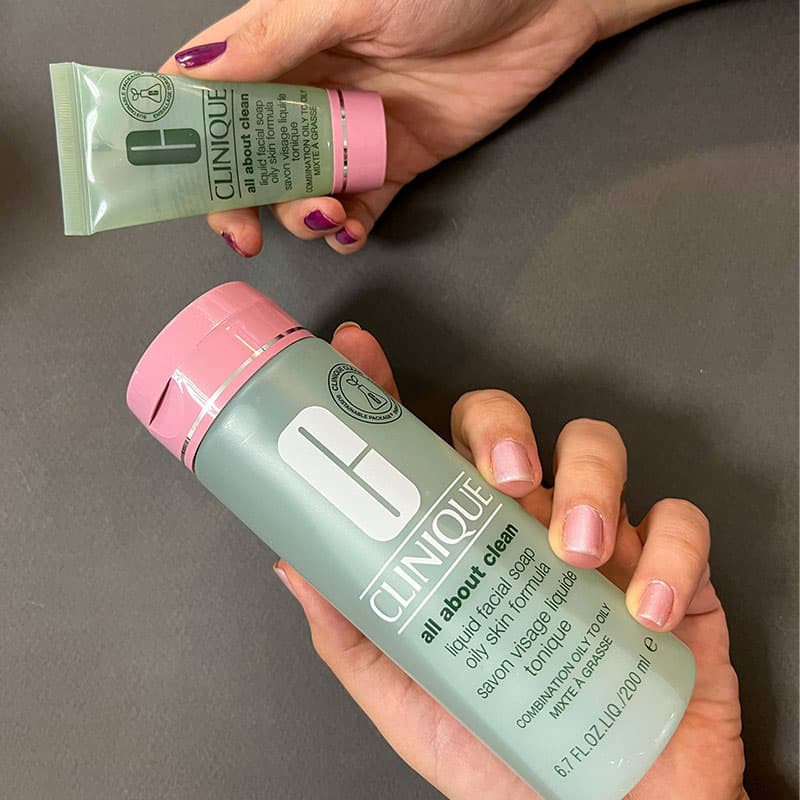 صابون مایع صورت کلینیک Clinique مدل All about clean — تصویر ۲