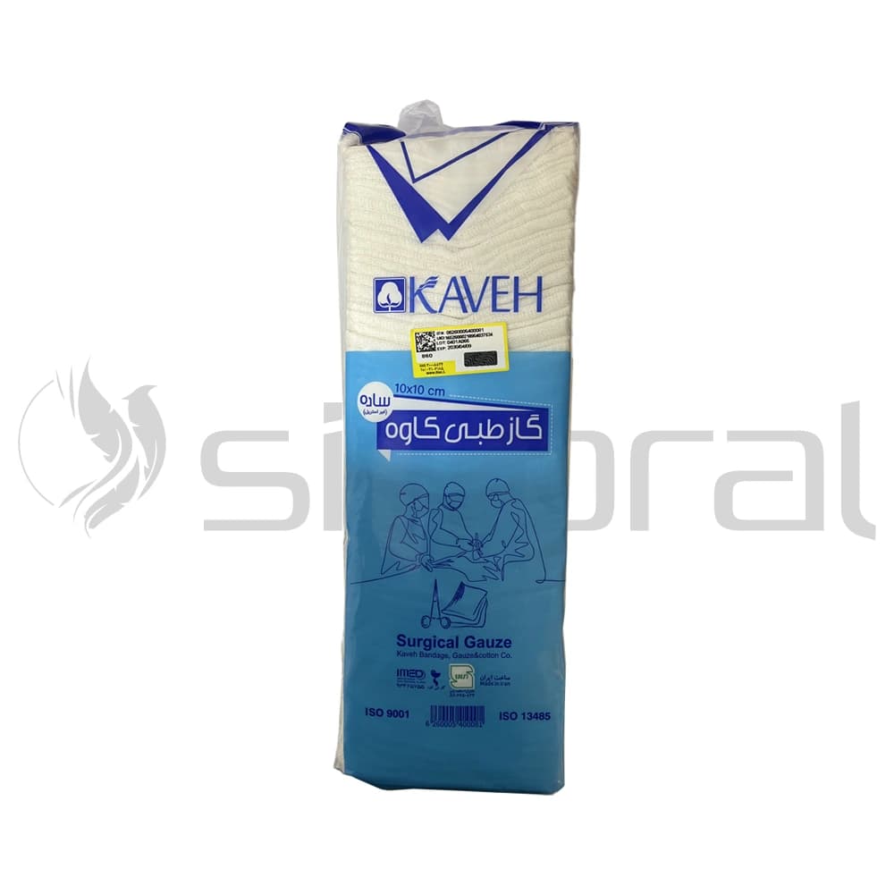 گاز ساده غیر استریل 500 گرمی 16 لا کاوه