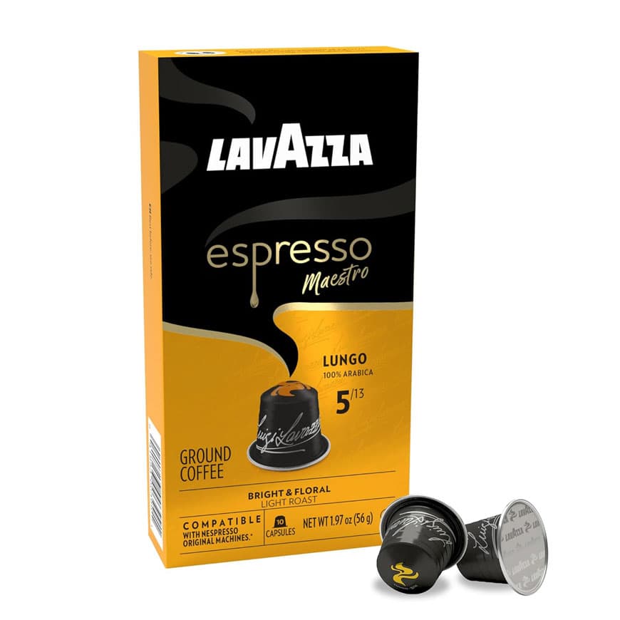 کپسول قهوه لاوازا «اسپرسو مائسترو لانگو» شدت 5 | Lavazza espresso maestro Lungo