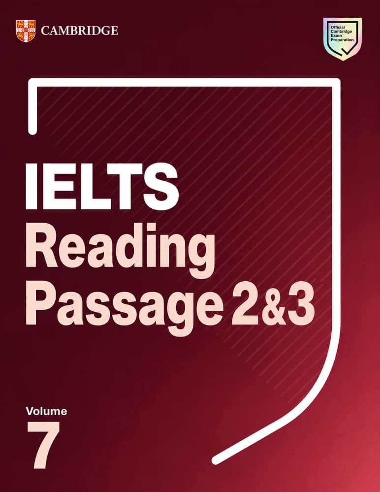 کتاب IELTS Reading Passages 2 & 3, Volume 7 (ریدینگ آیلتس، بخش‌های ۲ و ۳، جلد ۷) نسخه انگلیسی PDF
