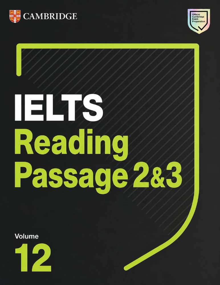 کتاب IELTS Reading Passages 2 & 3, Volume 12 (ریدینگ آیلتس، بخش‌های ۲ و ۳، جلد ۱۲) نسخه انگلیسی PDF