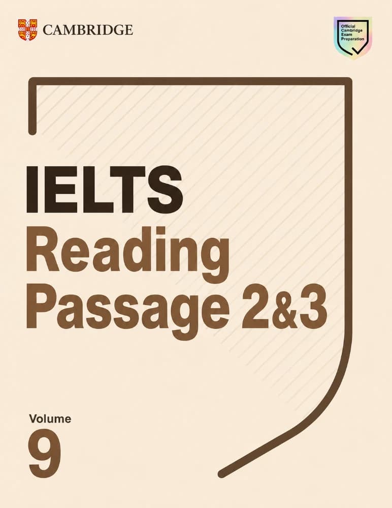 کتاب IELTS Reading Passages 2 & 3, Volume 9 (ریدینگ آیلتس، بخش‌های ۲ و ۳، جلد ۹) نسخه انگلیسی PDF