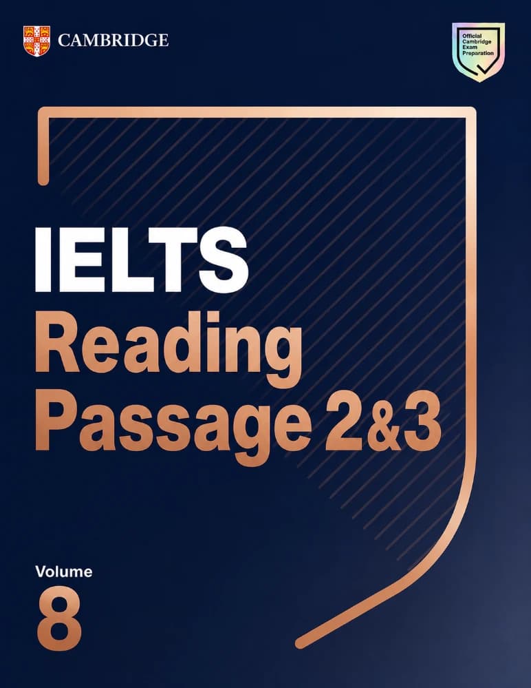 کتاب IELTS Reading Passages 2 & 3, Volume 8 (ریدینگ آیلتس، بخش‌های ۲ و ۳، جلد ۸) نسخه انگلیسی PDF
