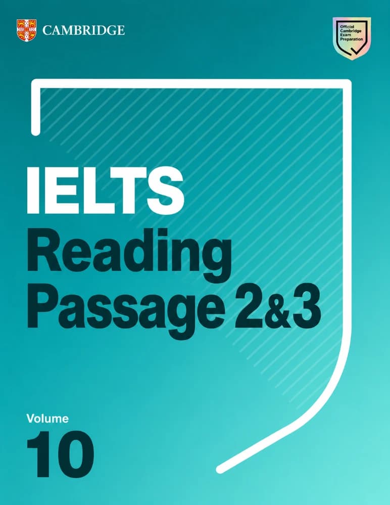 کتاب IELTS Reading Passages 2 & 3, Volume 10 (ریدینگ آیلتس، بخش‌های ۲ و ۳، جلد ۱۰) نسخه انگلیسی PDF