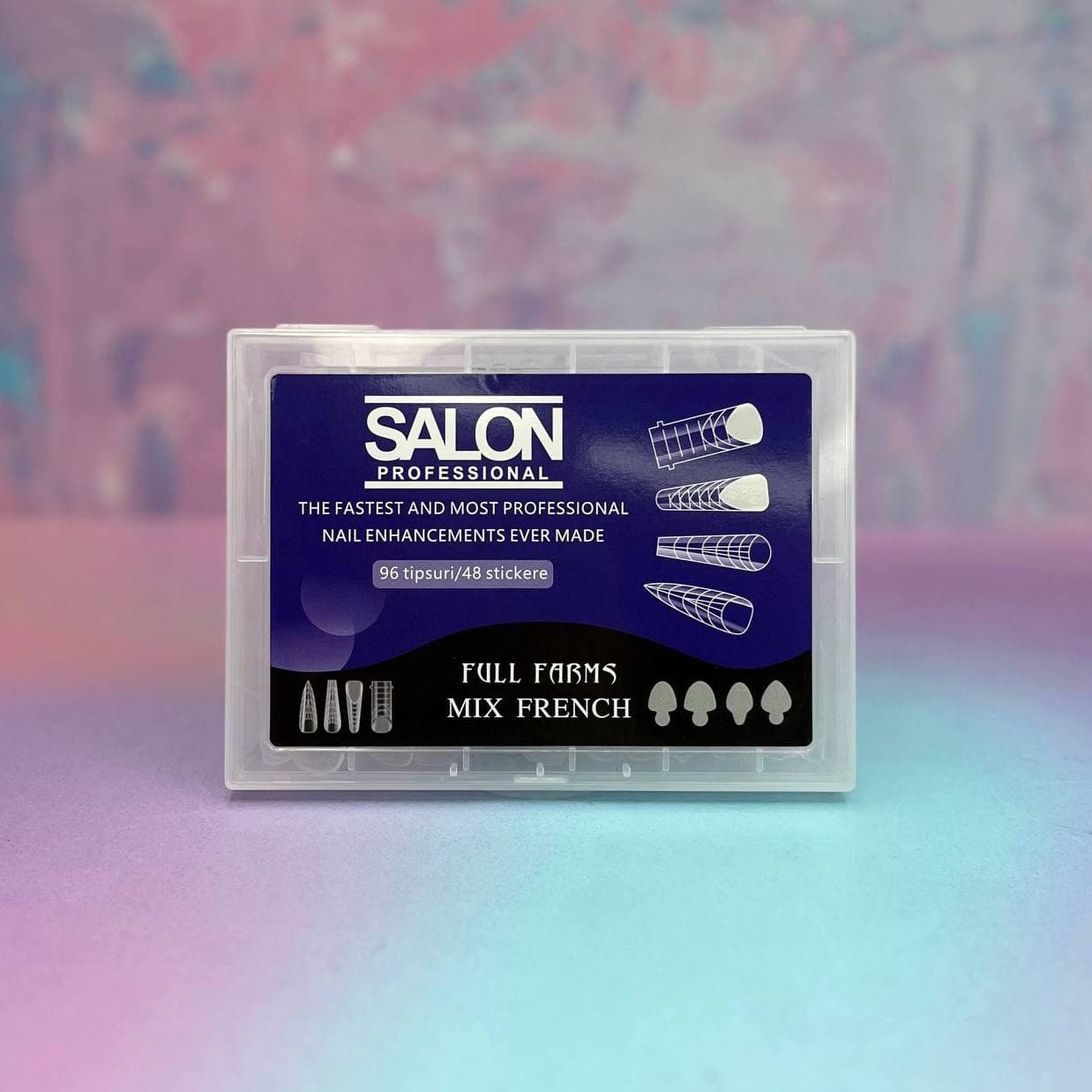 قالب ژل میکس 96عددی مات سالن SALON ناخن