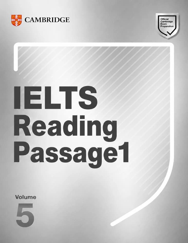 کتاب IELTS Reading Passage 1, Volume 5 (ریدینگ آیلتس، بخش ۱، جلد ۵) نسخه انگلیسی PDF