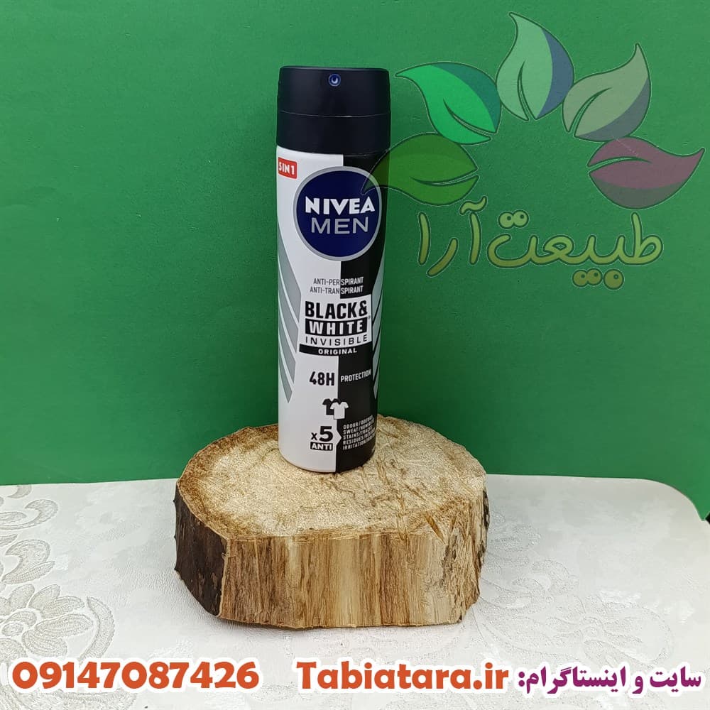 اسپری نیوآ مردانه BLACK WHITE اصل