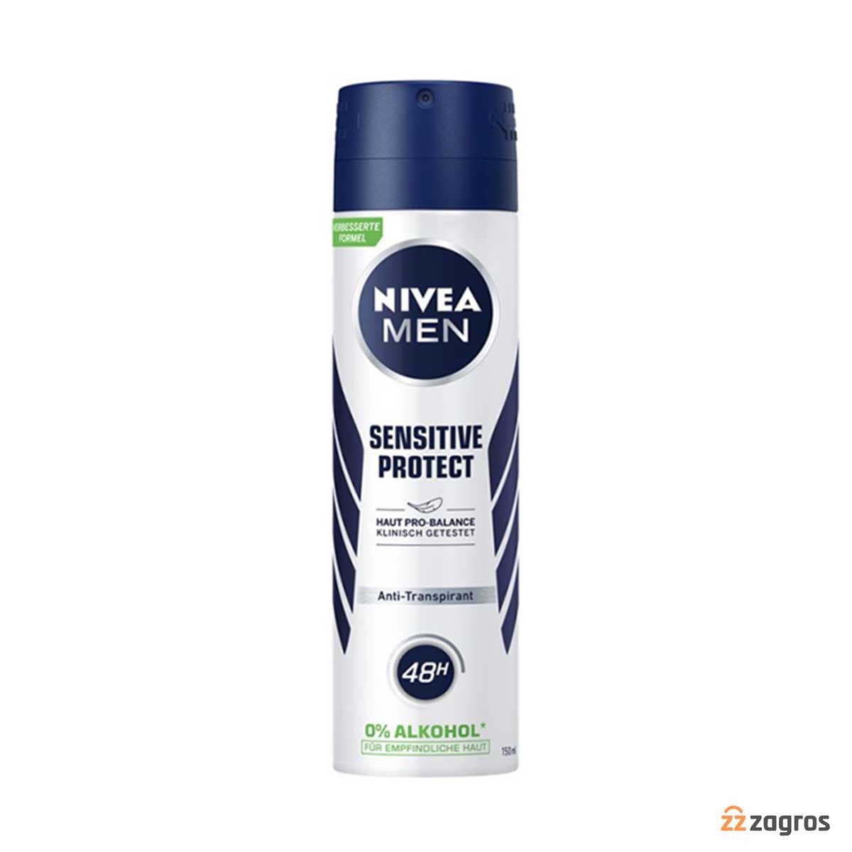 اسپری نیوآ مردانه Sensitive Protect اصل — تصویر ۱۰