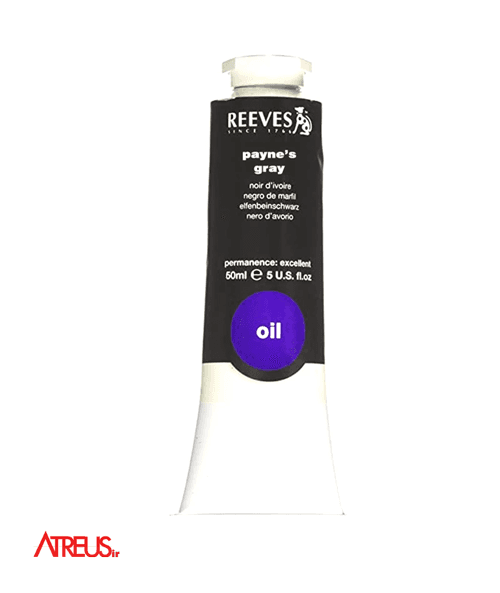 رنگ روغن ریوز ۶۰ میل REEVES Paynes Gray