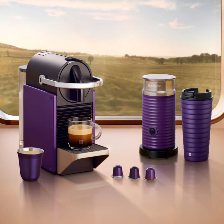 کف ساز شیر نسپرسو لیمیتد ادیشن آیروچینو 3 «بنفش» | Nespresso Limited Edition Aeroccino 3 purple — تصویر ۴
