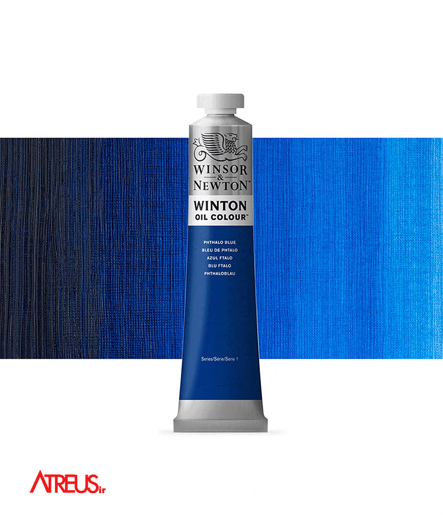 رنگ روغن وینزور37میل PHTHALO BLUE