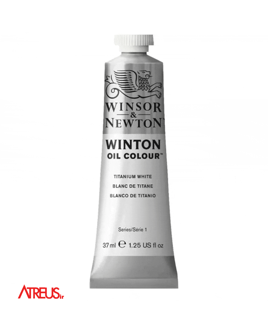 رنگ روغن وینزور37میل TITANIUM WHITE — تصویر ۳