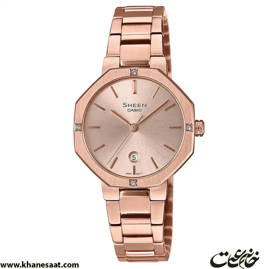 ساعت مچی زنانه کاسیو شین اصل مدل SHE-4543PG-4AUDF — تصویر ۲