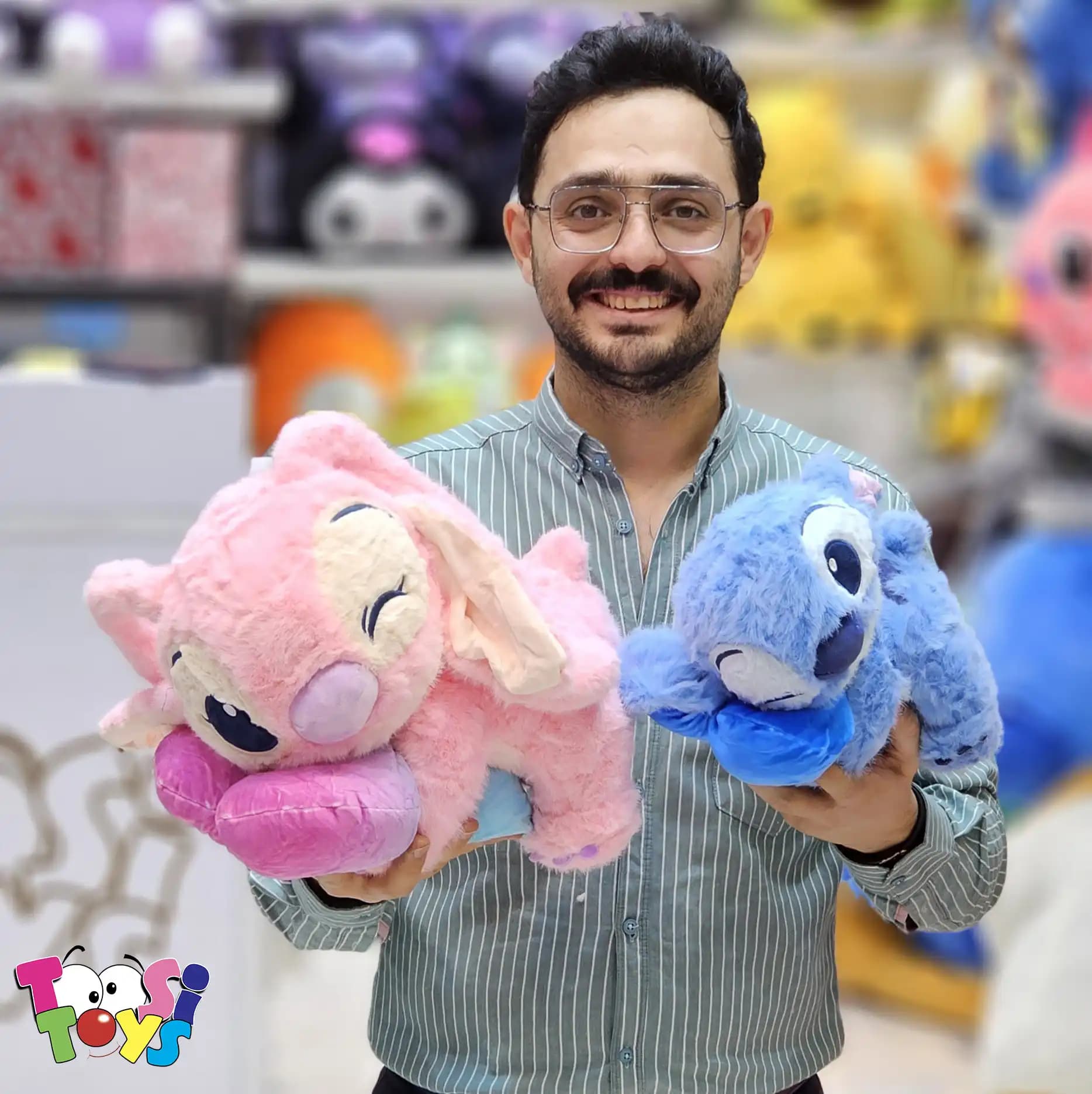 عروسک استیج ملوس قلب بالشتی — تصویر ۳
