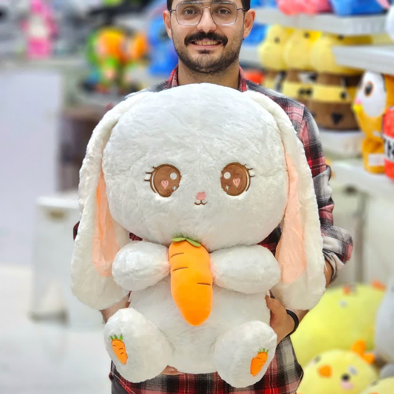 عروسک خرگوش چشم قلبی — تصویر ۲