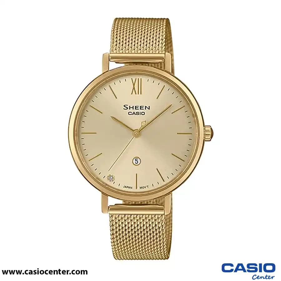 ساعت مچی زنانه کاسیو شین اصل مدل SHE-4539GM-9AUDF