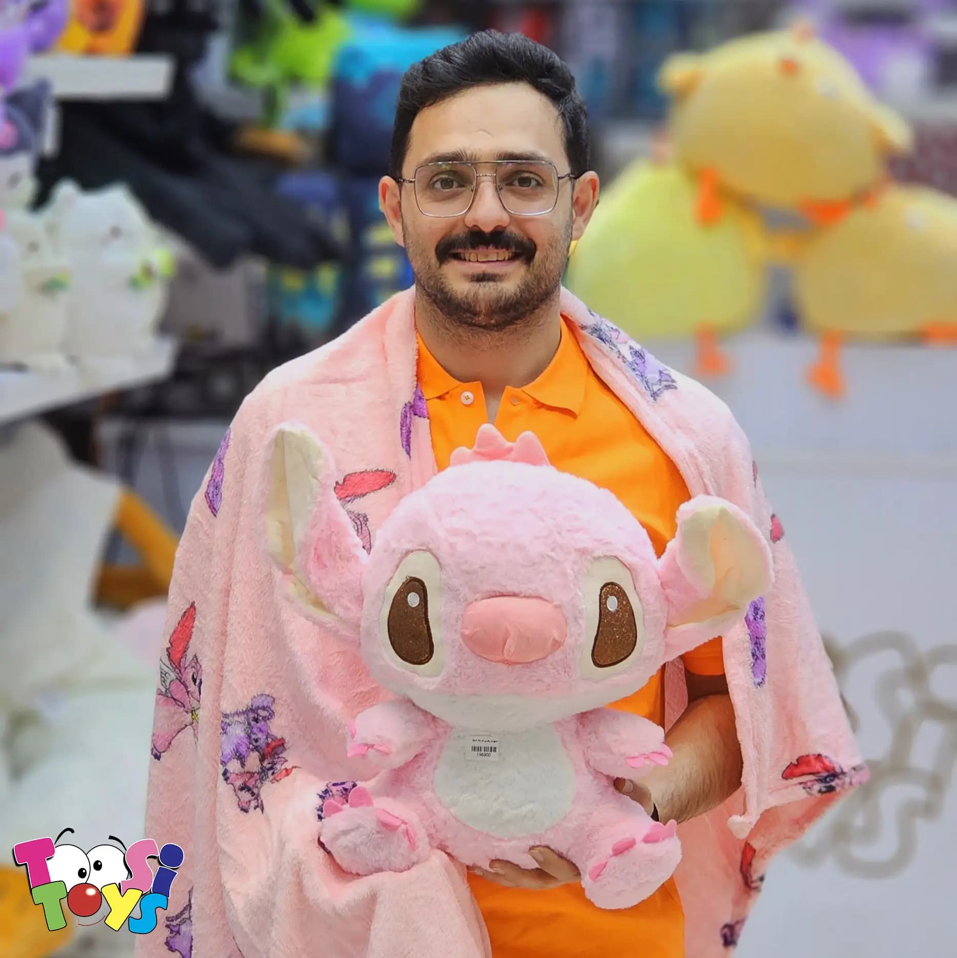 عروسک پتو بالشتی استیج 3 رنگ — تصویر ۵