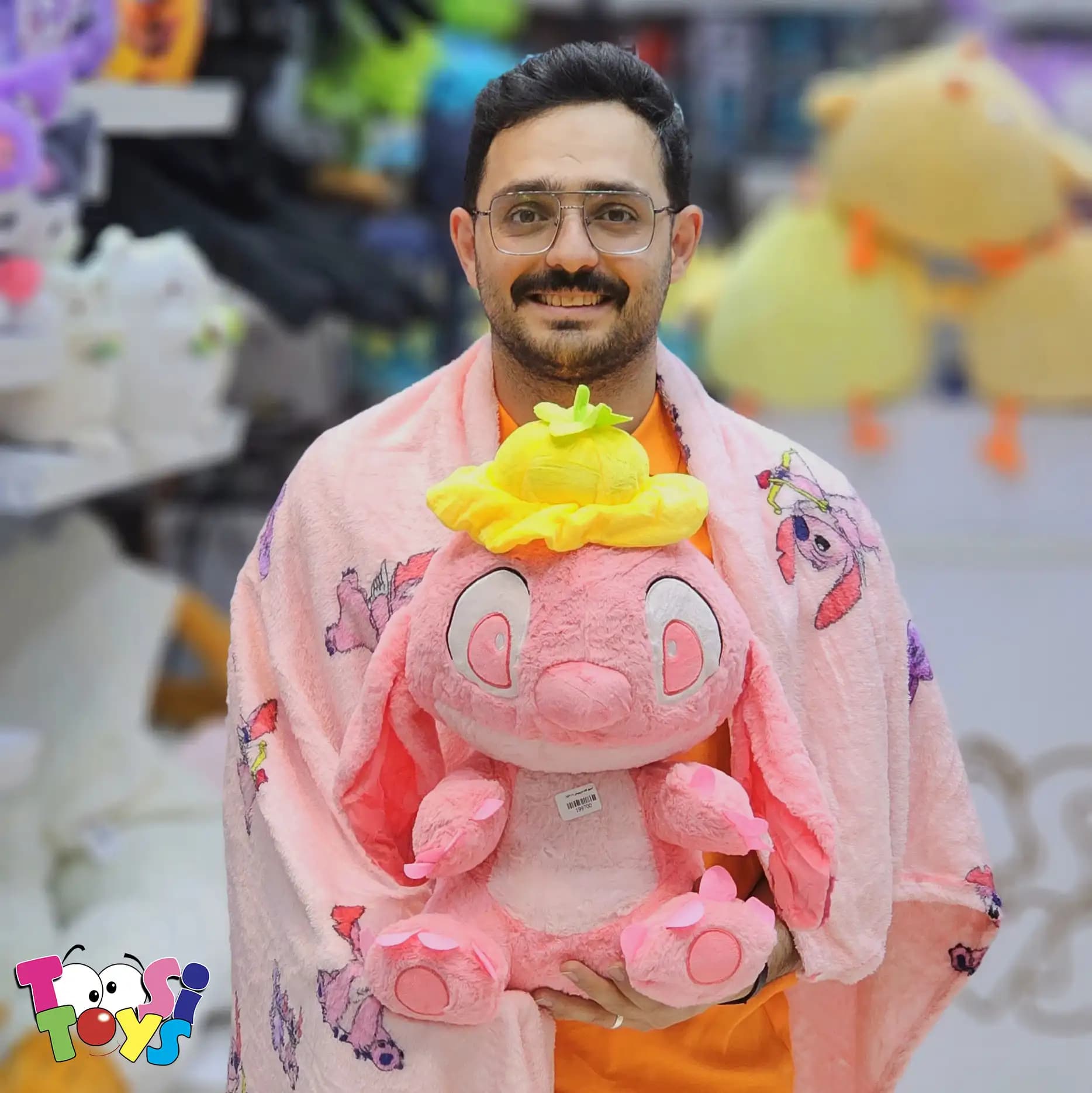 عروسک پتو بالشتی استیج کلاه دار — تصویر ۴