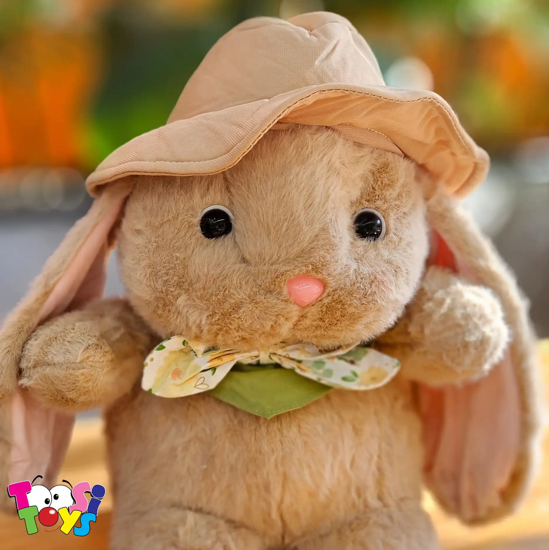 عروسک خرگوش لاکچری کلاه دار — تصویر ۵