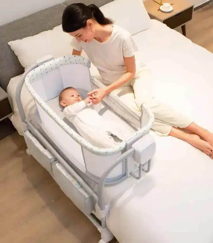 تخت کنار مادر موستلا مدل Mastela Deluxe 3in1 — تصویر ۲