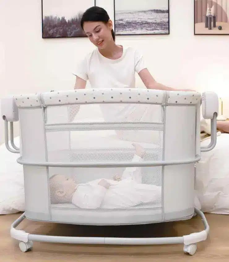 تخت کنار مادر موستلا مدل Mastela Deluxe 3in1 — تصویر ۴