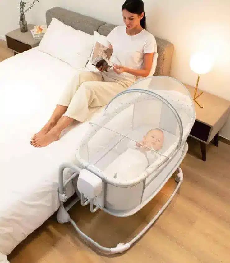 تخت کنار مادر موستلا مدل Mastela Deluxe 3in1 — تصویر ۳
