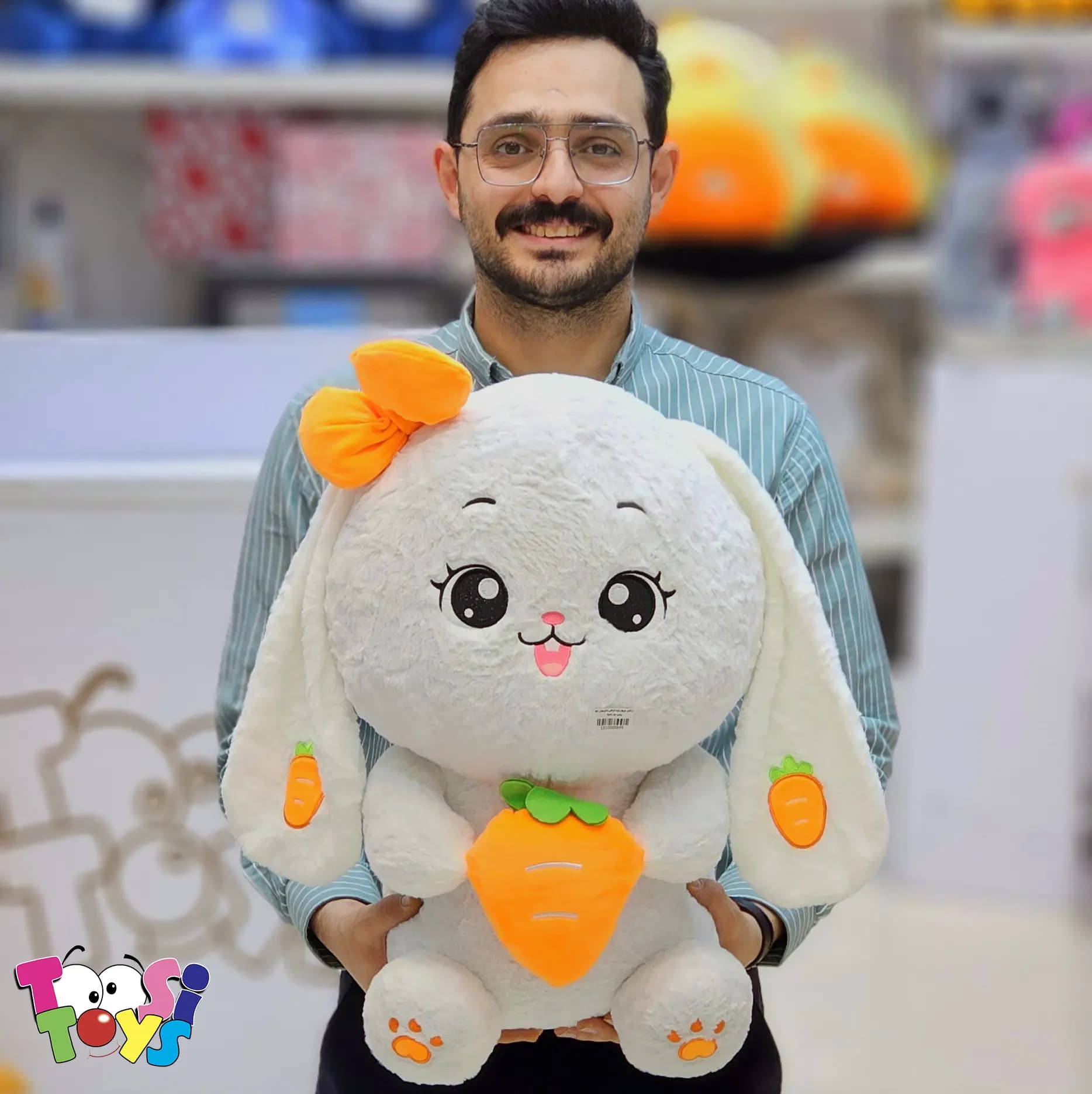 عروسک خرگوش هویج و توت فرنگی — تصویر ۲