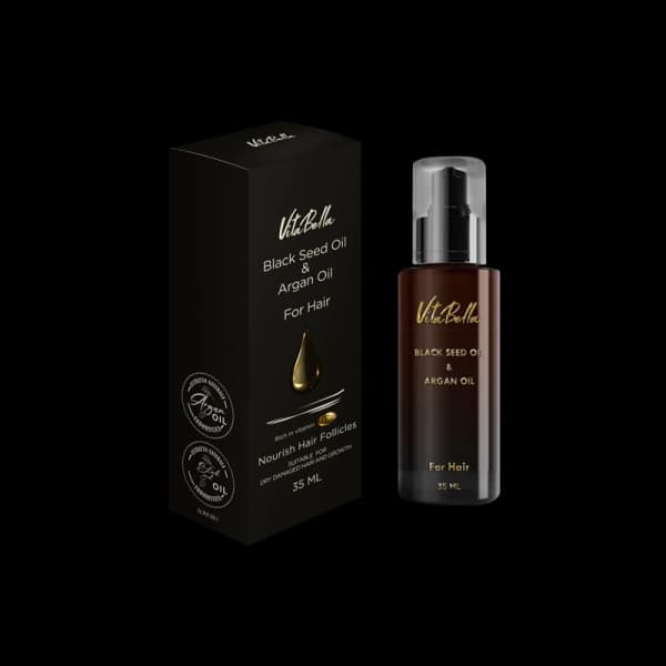 روغن مو سیاه دانه و آرگان ویتابلا – تغذیه، نرمی و درخشندگی مو