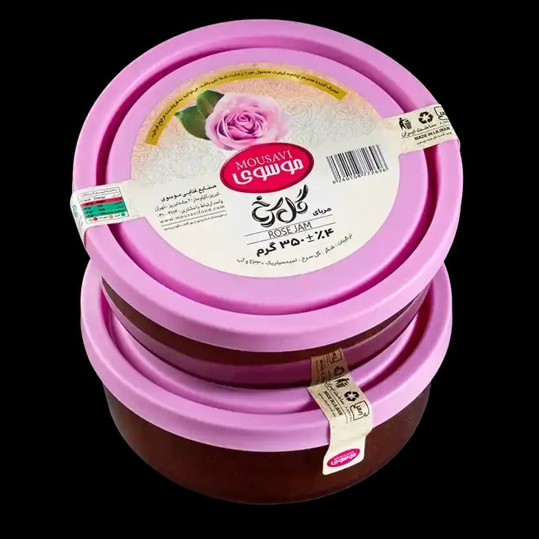 مربای گل سرخ موسوی 350 گرم