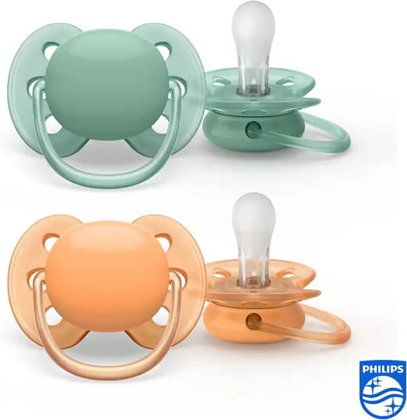 پستانک اونت التراسافت رنگی 0 تا 6 philips scf091/03