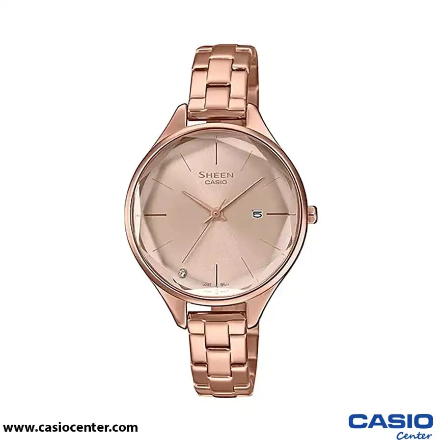 ساعت مچی زنانه کاسیو شین اصل مدل SHE-4062PG-4AUDF